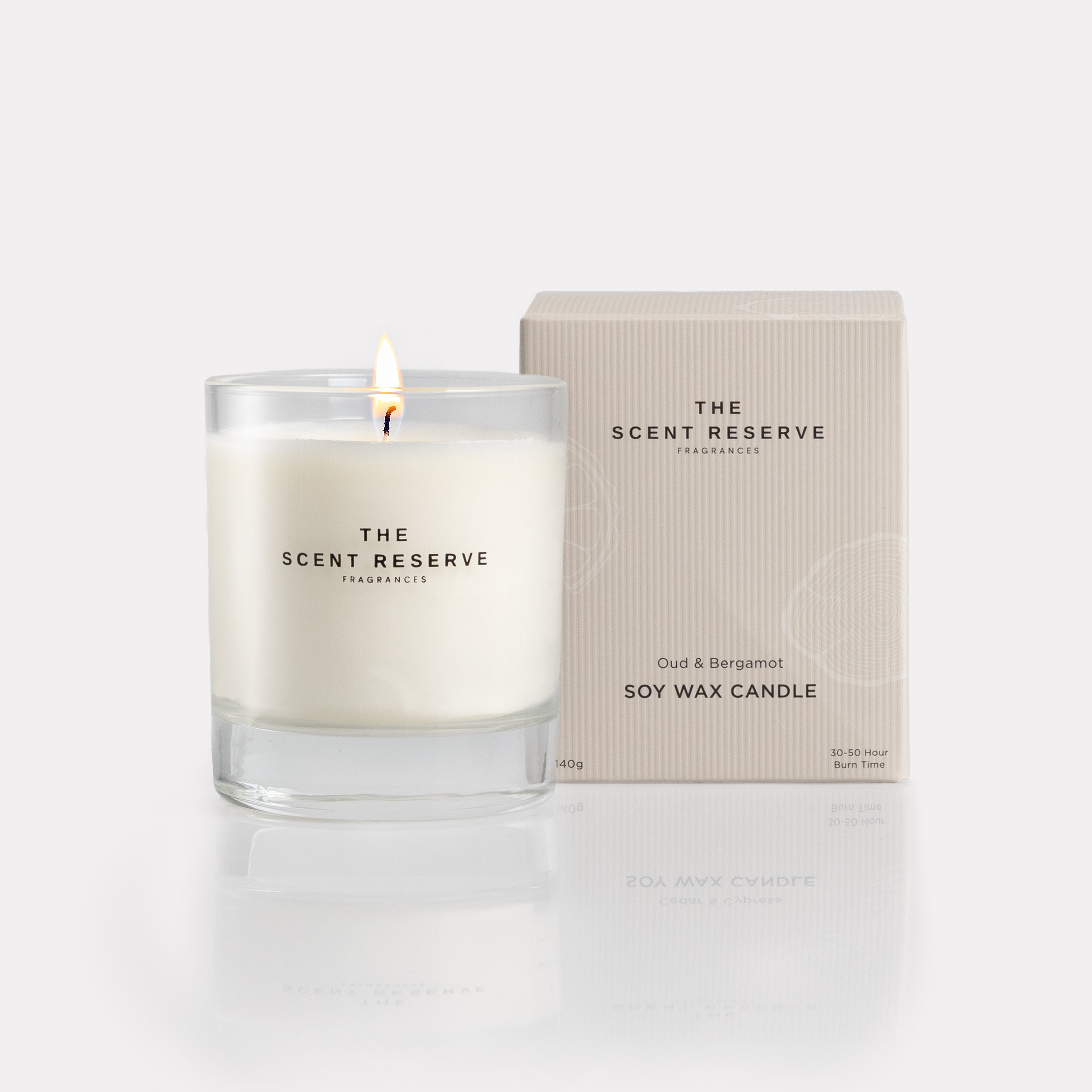 Oud & Bergamot Soy Wax Candle