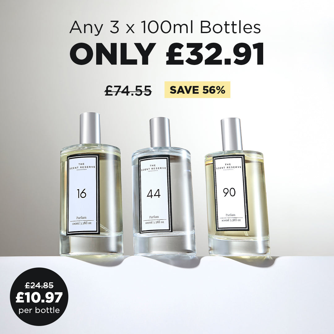 3 x 100ml Perfume Bottles