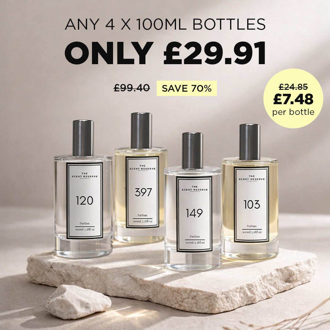4 x 100ml Perfume Bottles