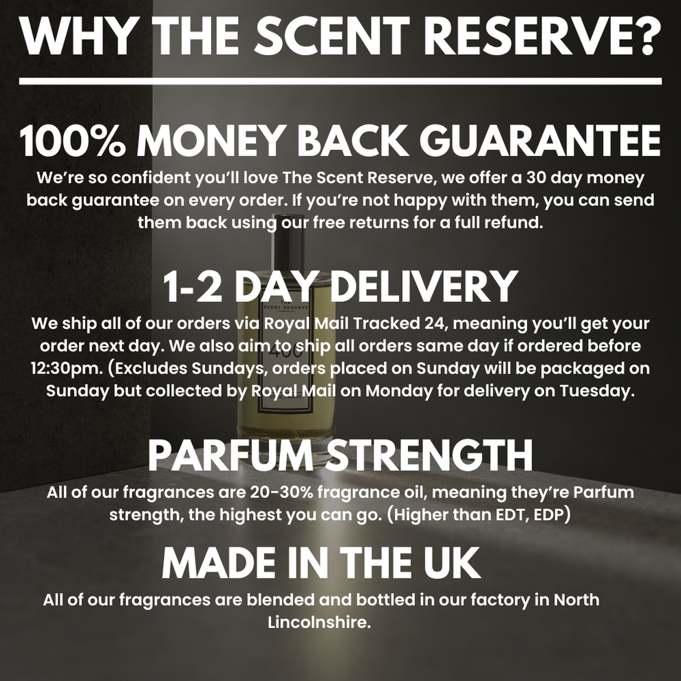 3 x 100ml Perfume Bottles The Scent Reserve