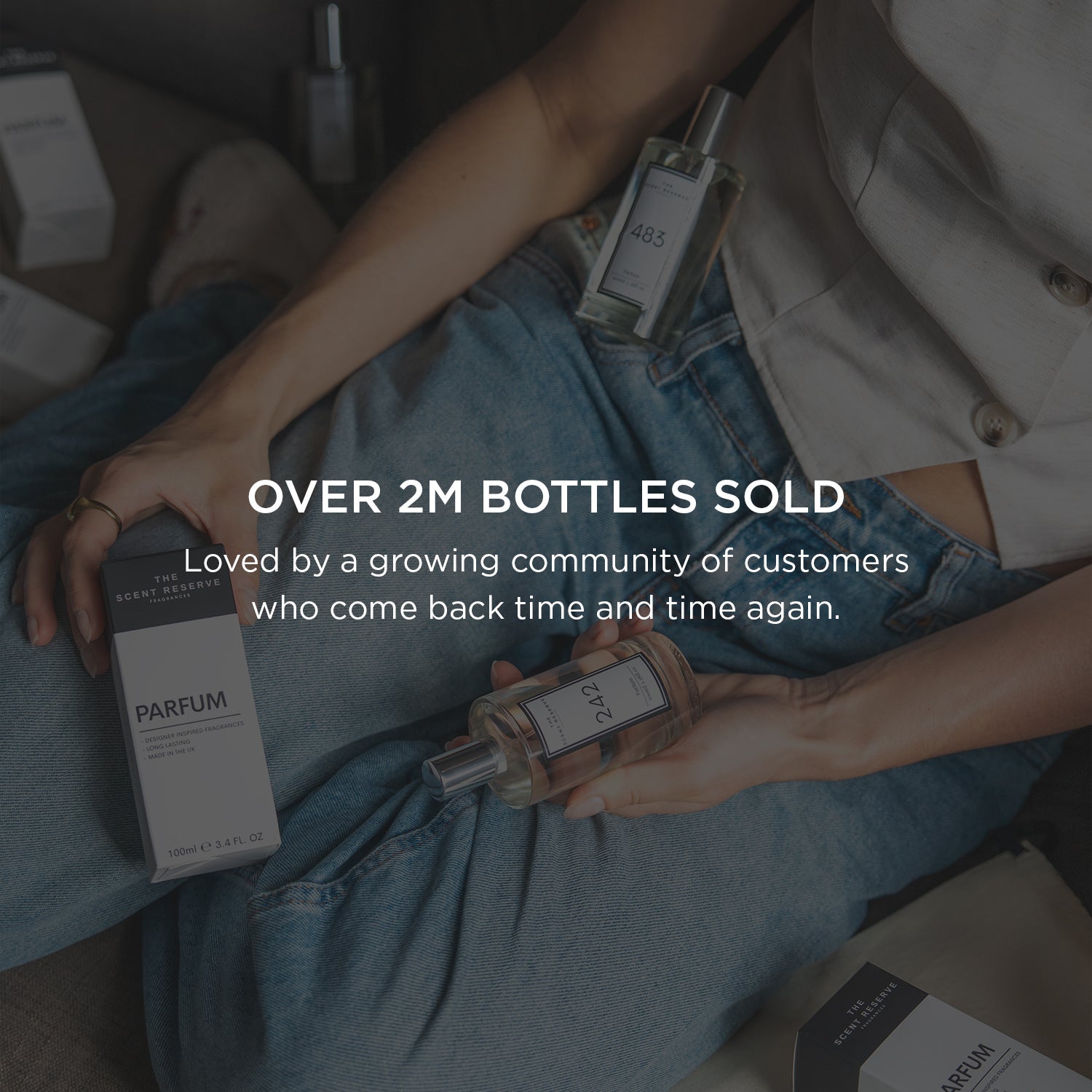 3 x 100ml Perfume Bottles