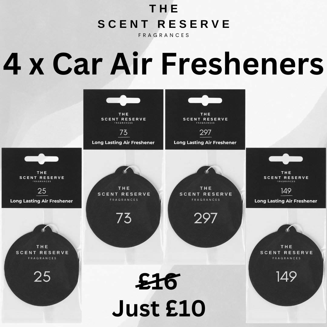 4 x Car Air Fresheners – The Scent Reserve