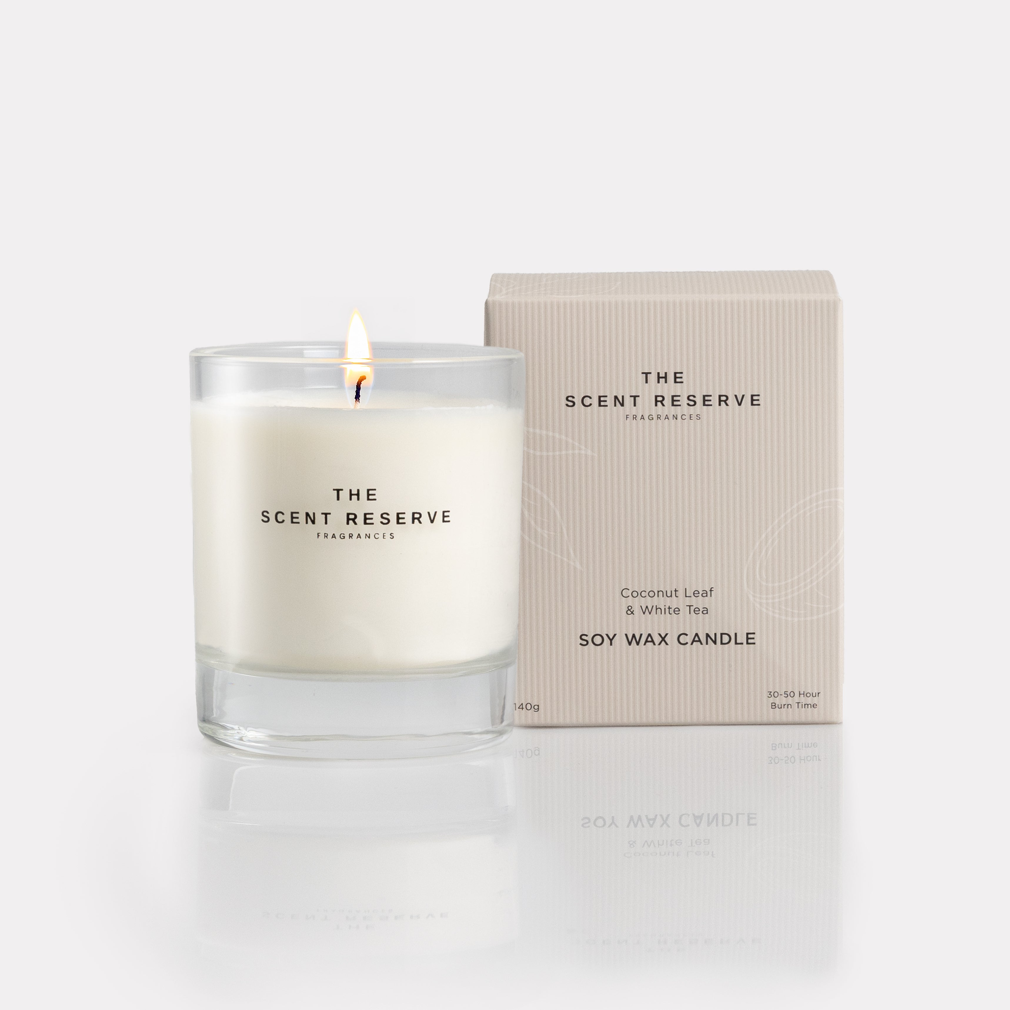 Coconut Leaf & White Tea Soy Wax Candle