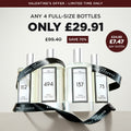 Get any 4 x 100ml bottles for just £29.91!
