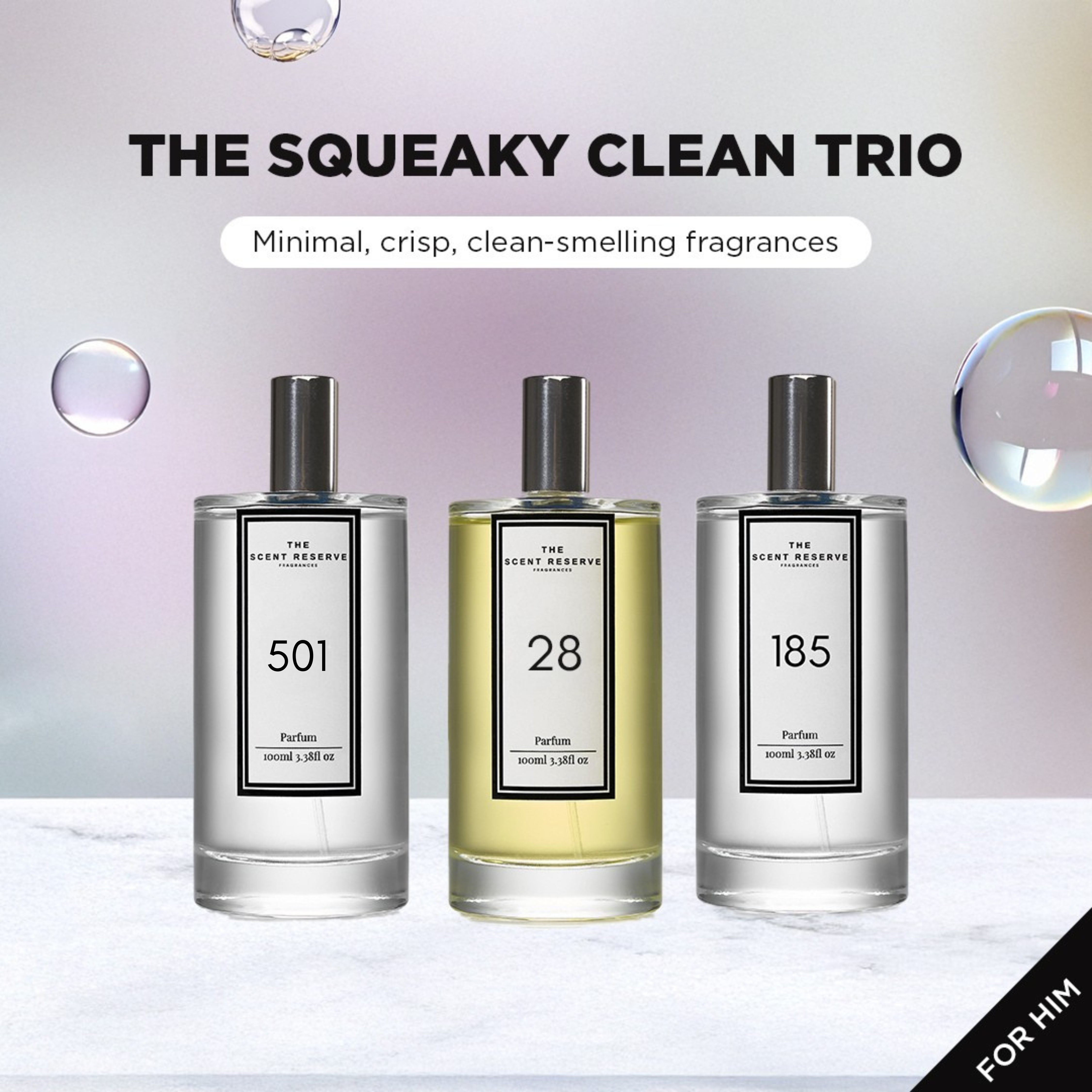 The Squeaky Clean Trio (For Him)